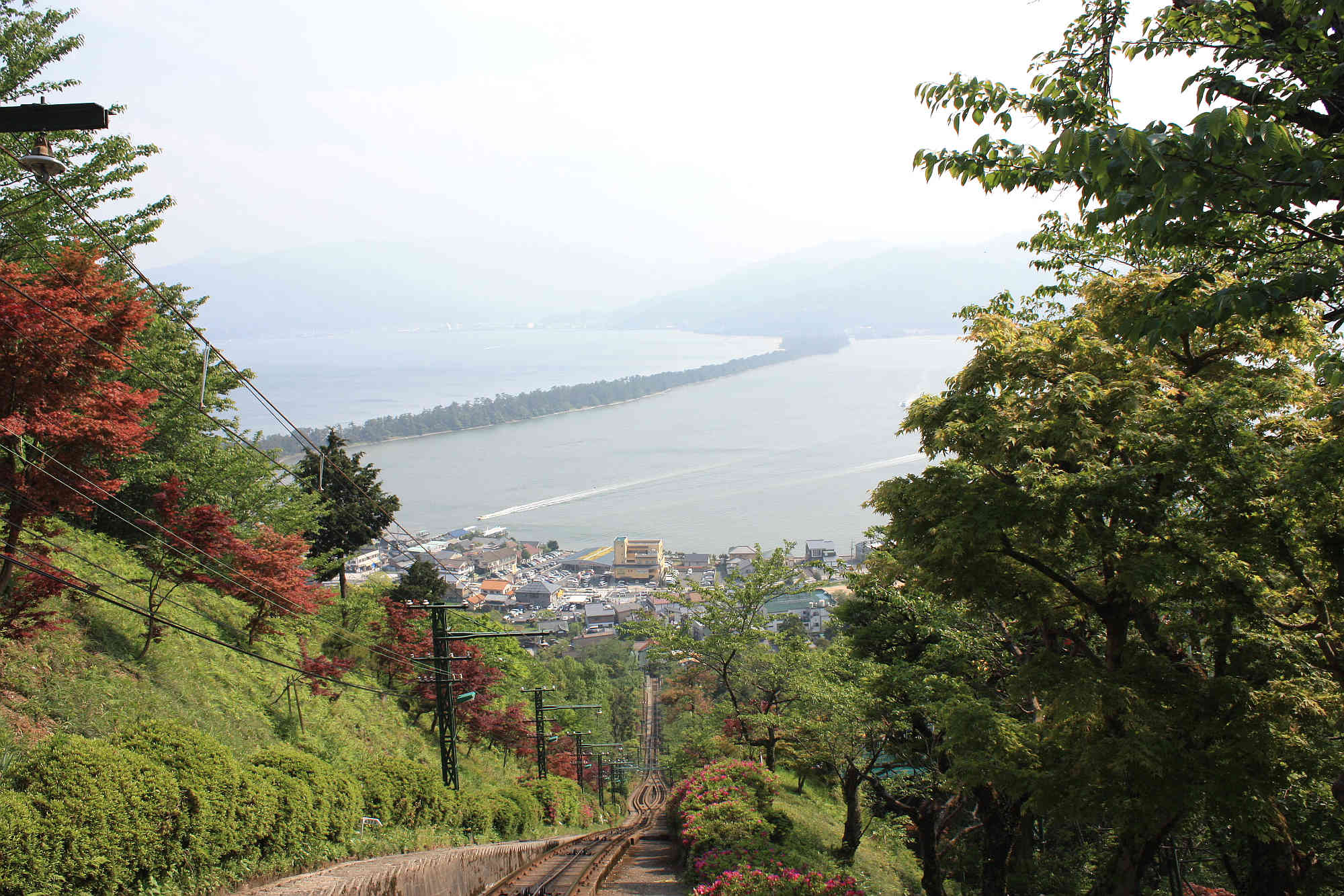 ケーブルカーからの景色