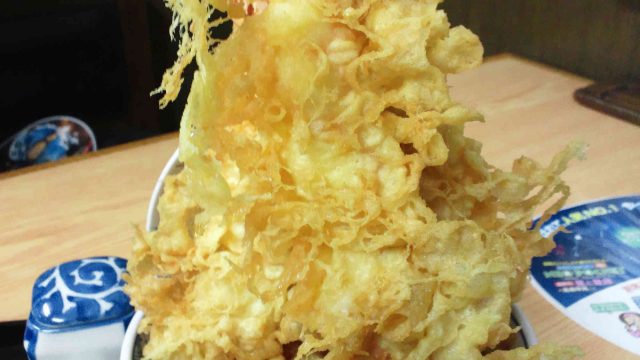 そば処 かみむらの天丼「タワー丼」