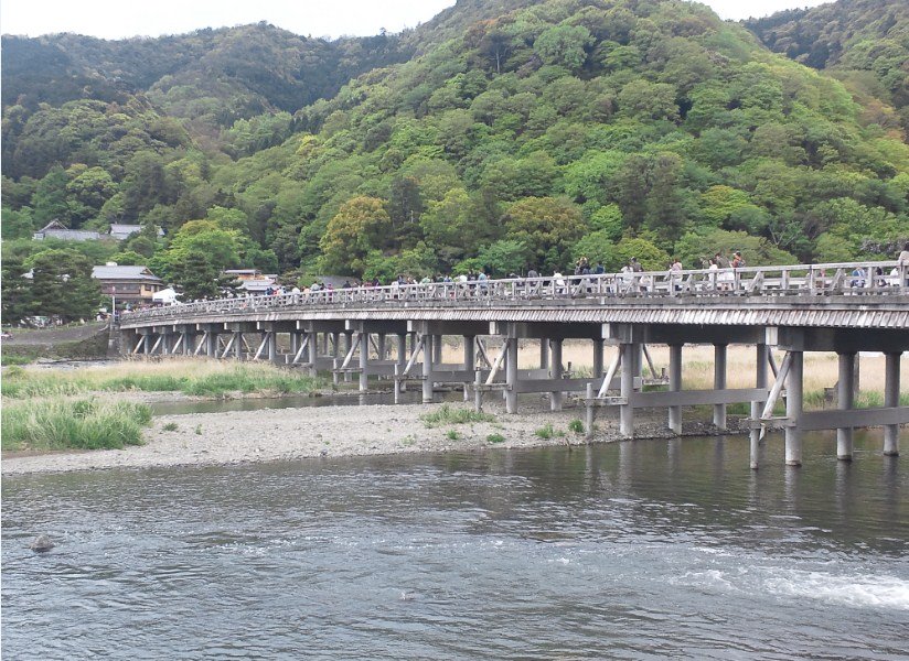 京都嵐山「渡月橋」