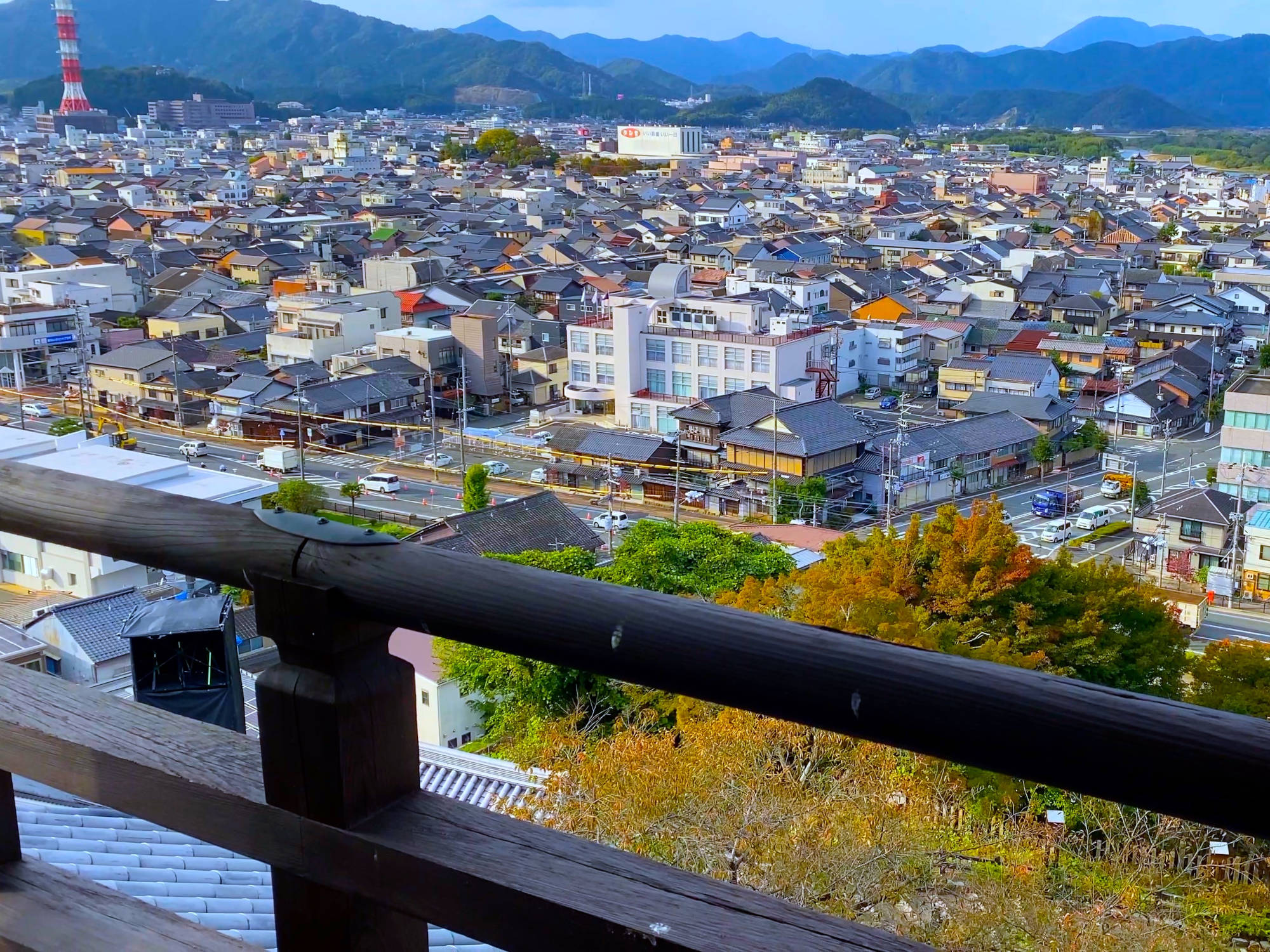 福知山城からの風景