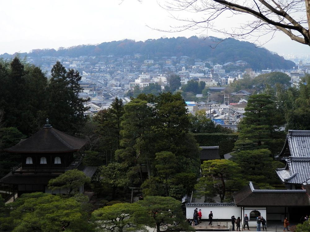 山道からみた京都市内