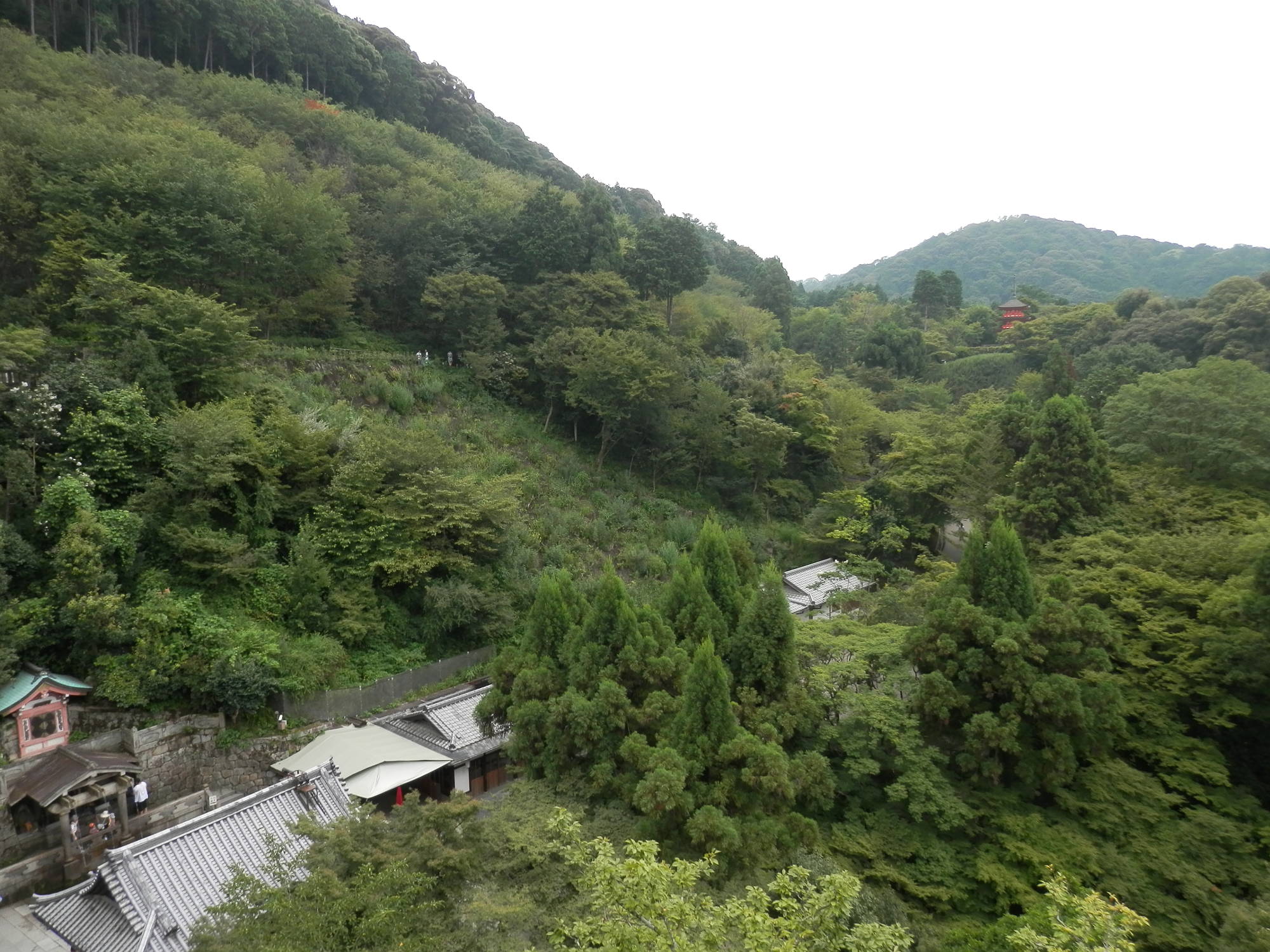 清水の舞台からの風景