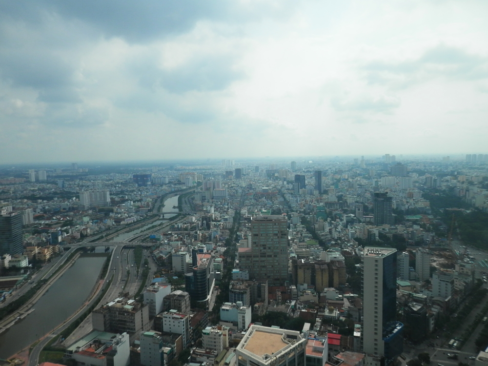 ホーチミン スカイデッキからの風景