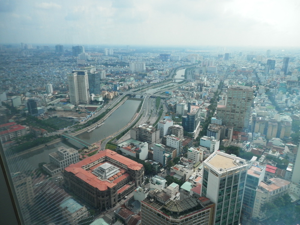 ホーチミン スカイデッキからの風景