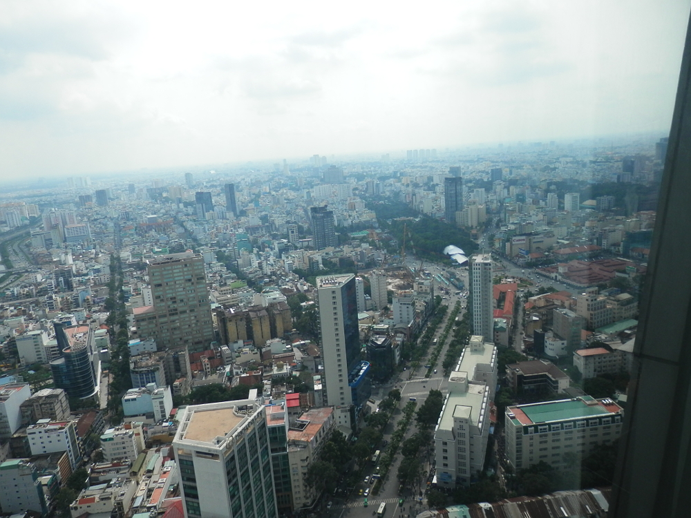 ホーチミン スカイデッキからの風景