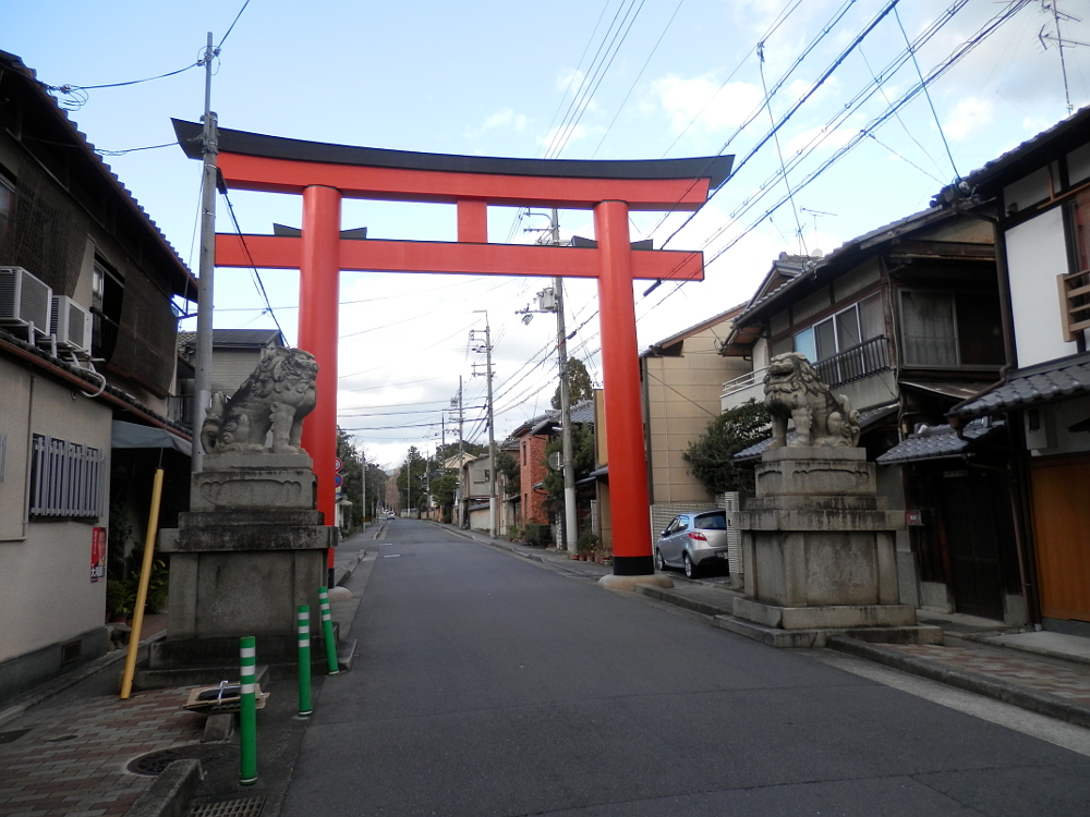 京都今宮神社の鳥居