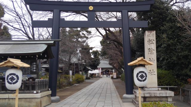 松陰神社 鳥居