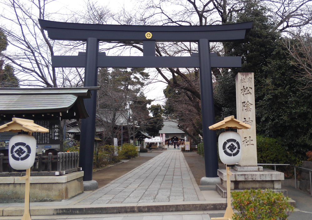 松陰神社 鳥居