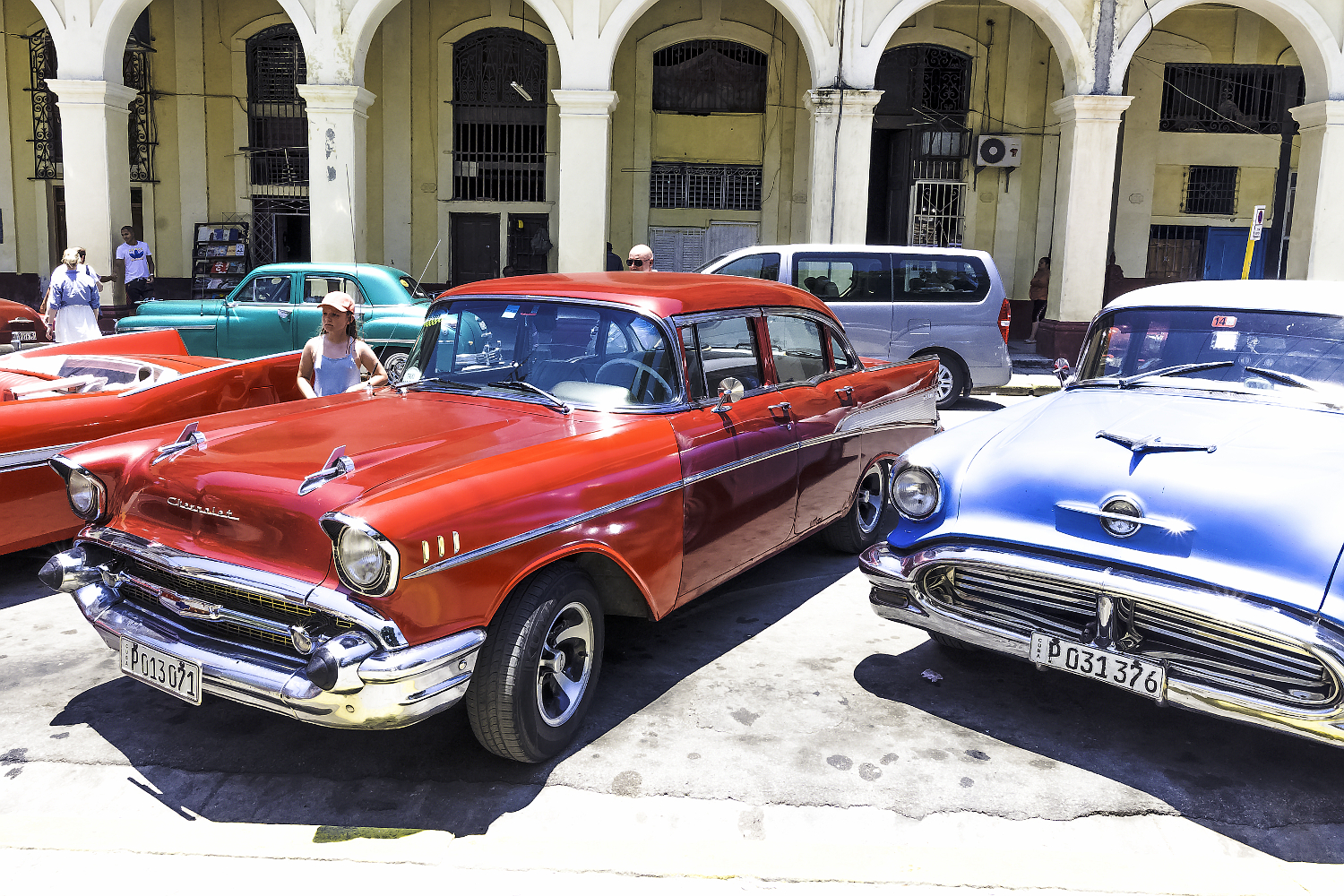 ペン画 キューバ ハバナ旧市街 「王家の城」 ヒラルディージャ G.Vivsa