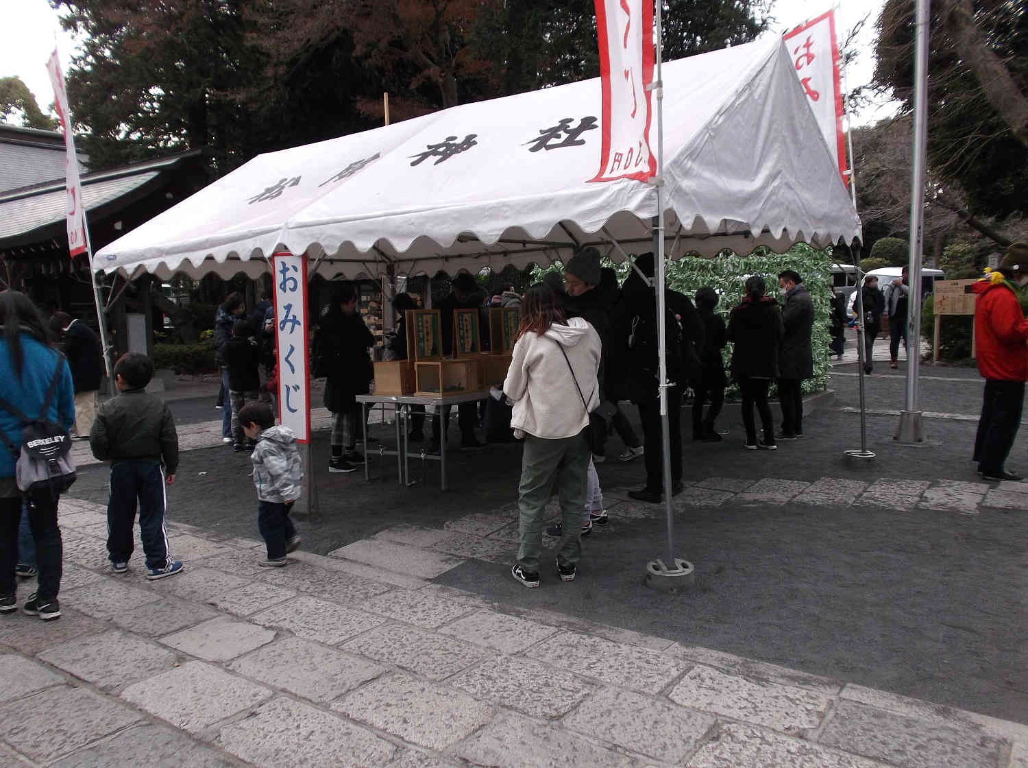 初詣 松陰神社 おみくじ