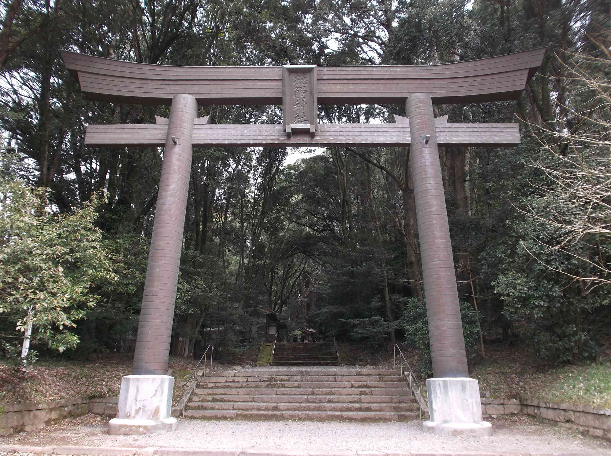 槵触神社（くしふる神社） 鳥居