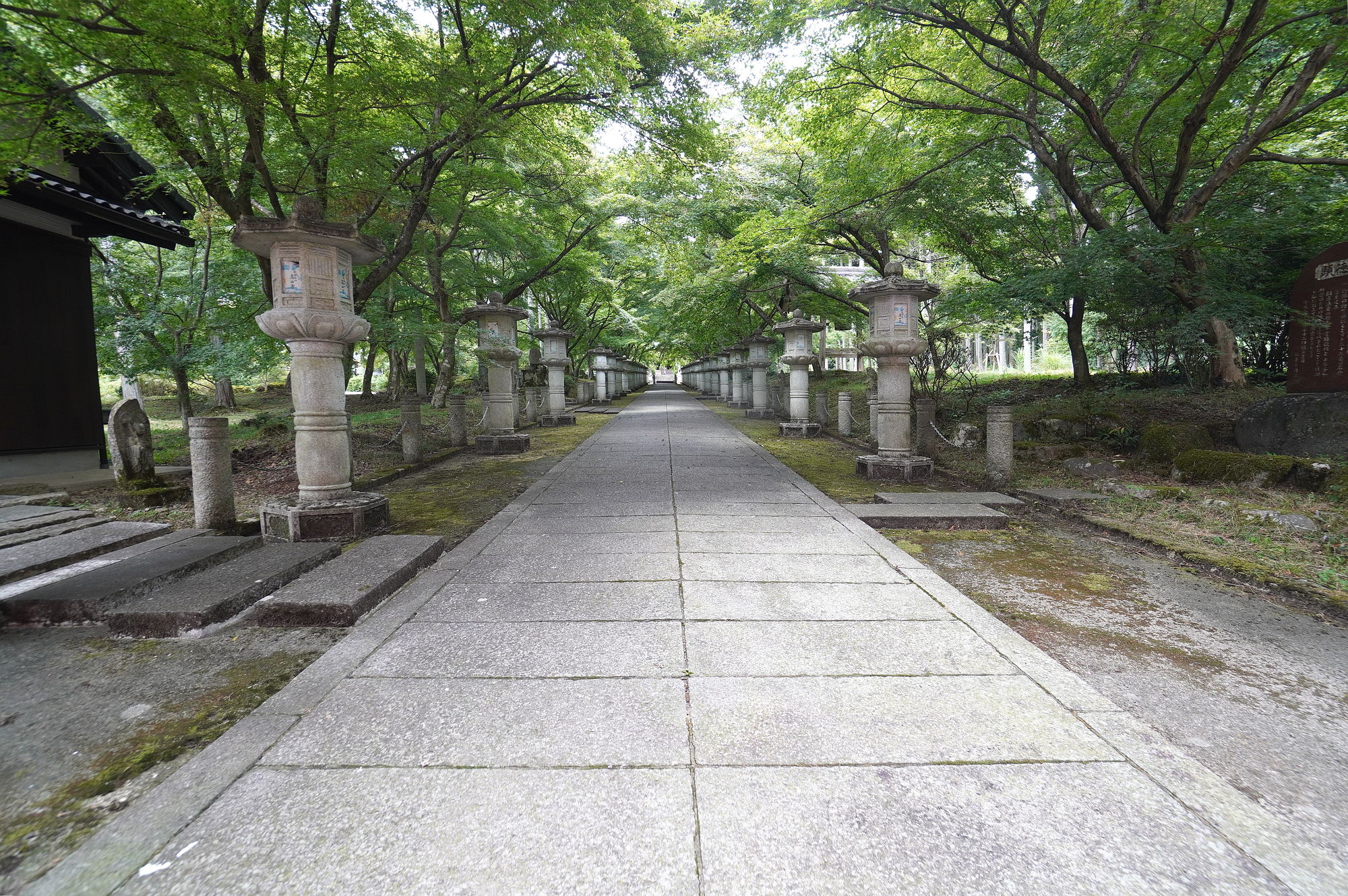 高山寺の参道