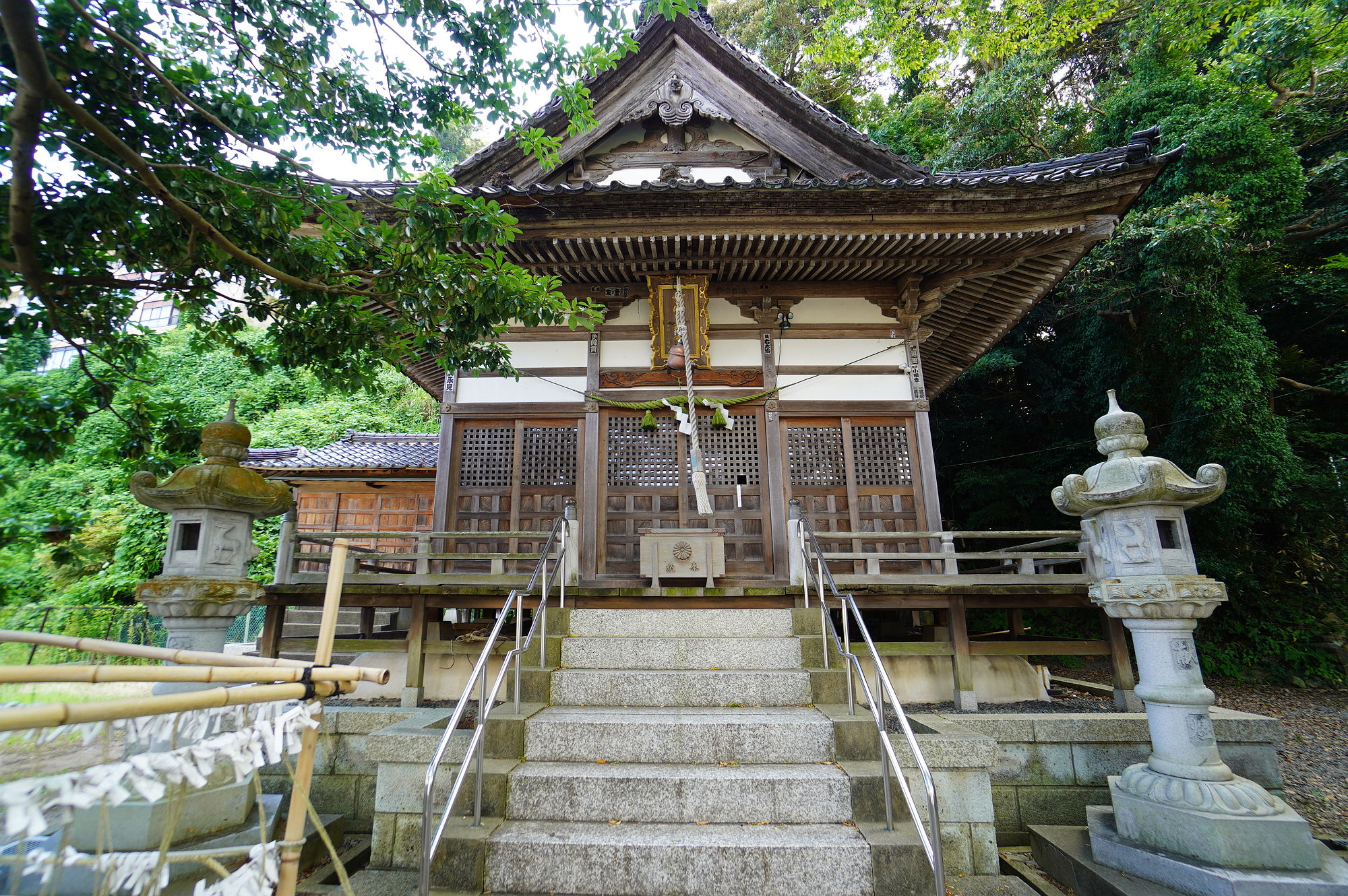 少比古那神社の拝殿