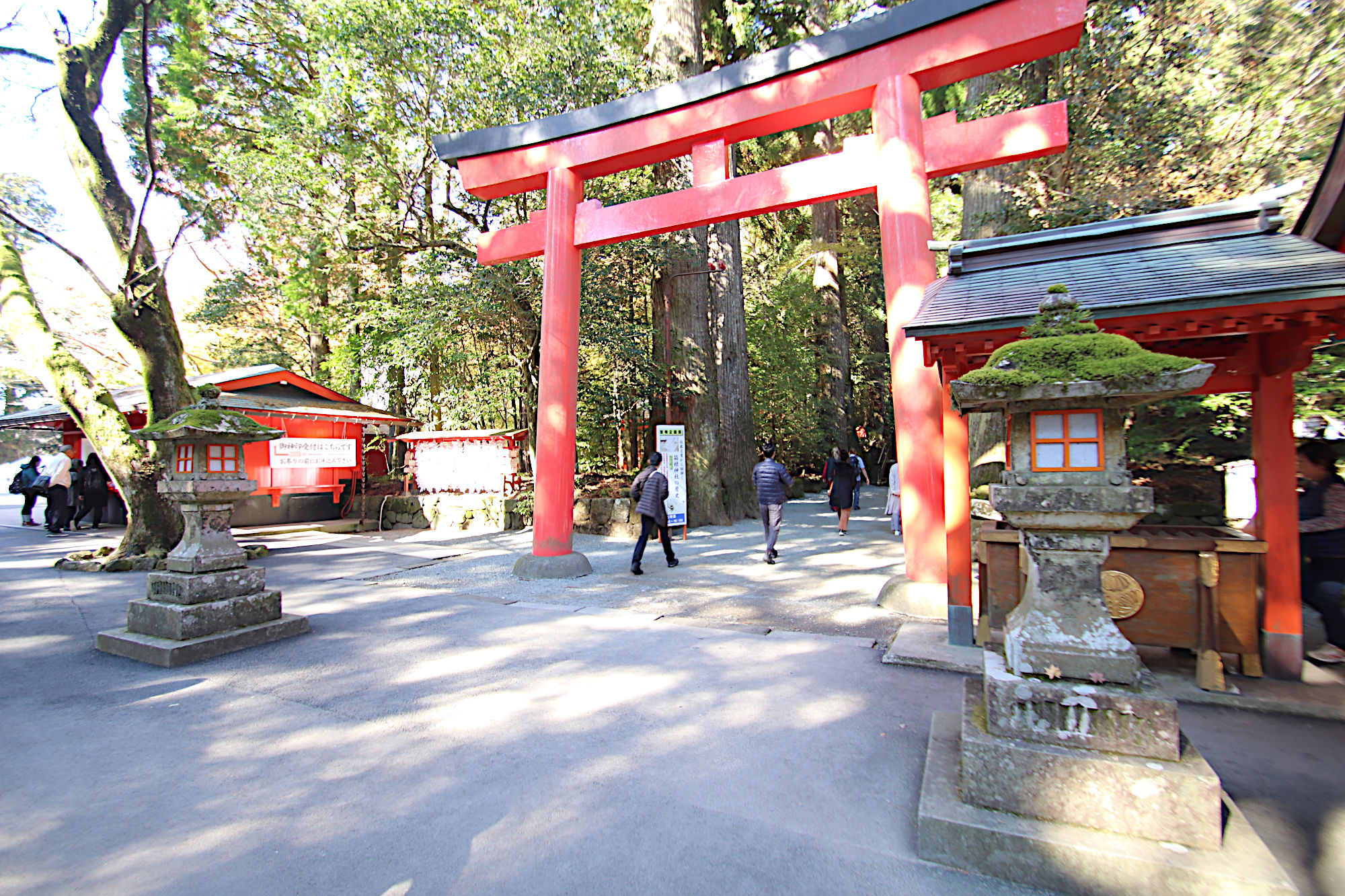 箱根神社の第四鳥居