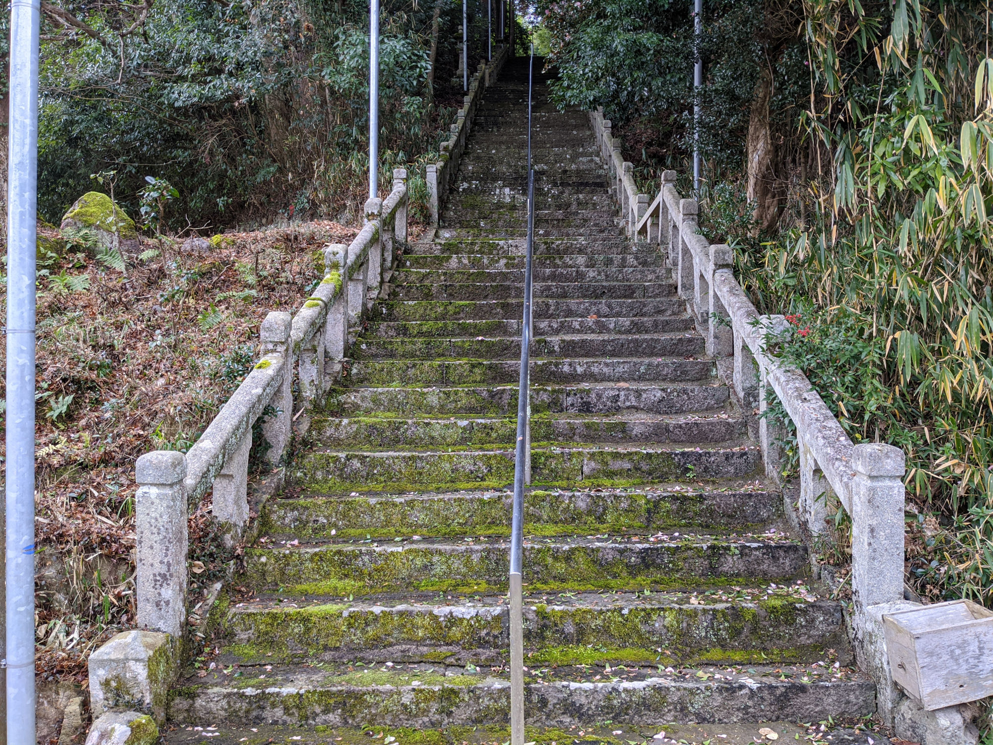 八幡神社の階段