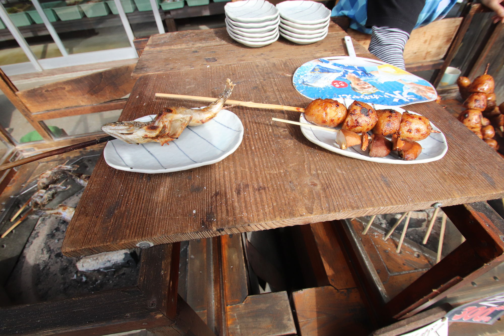 三峰神社 食べ歩き