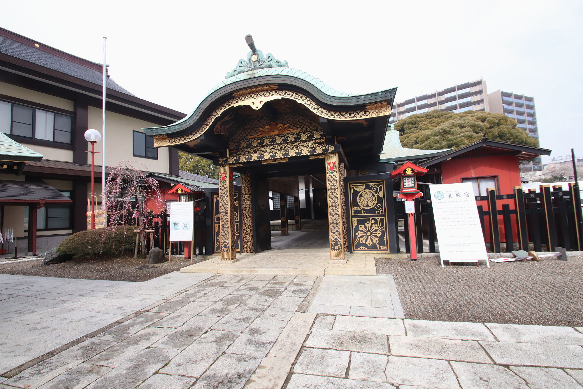 水戸東照宮の拝殿