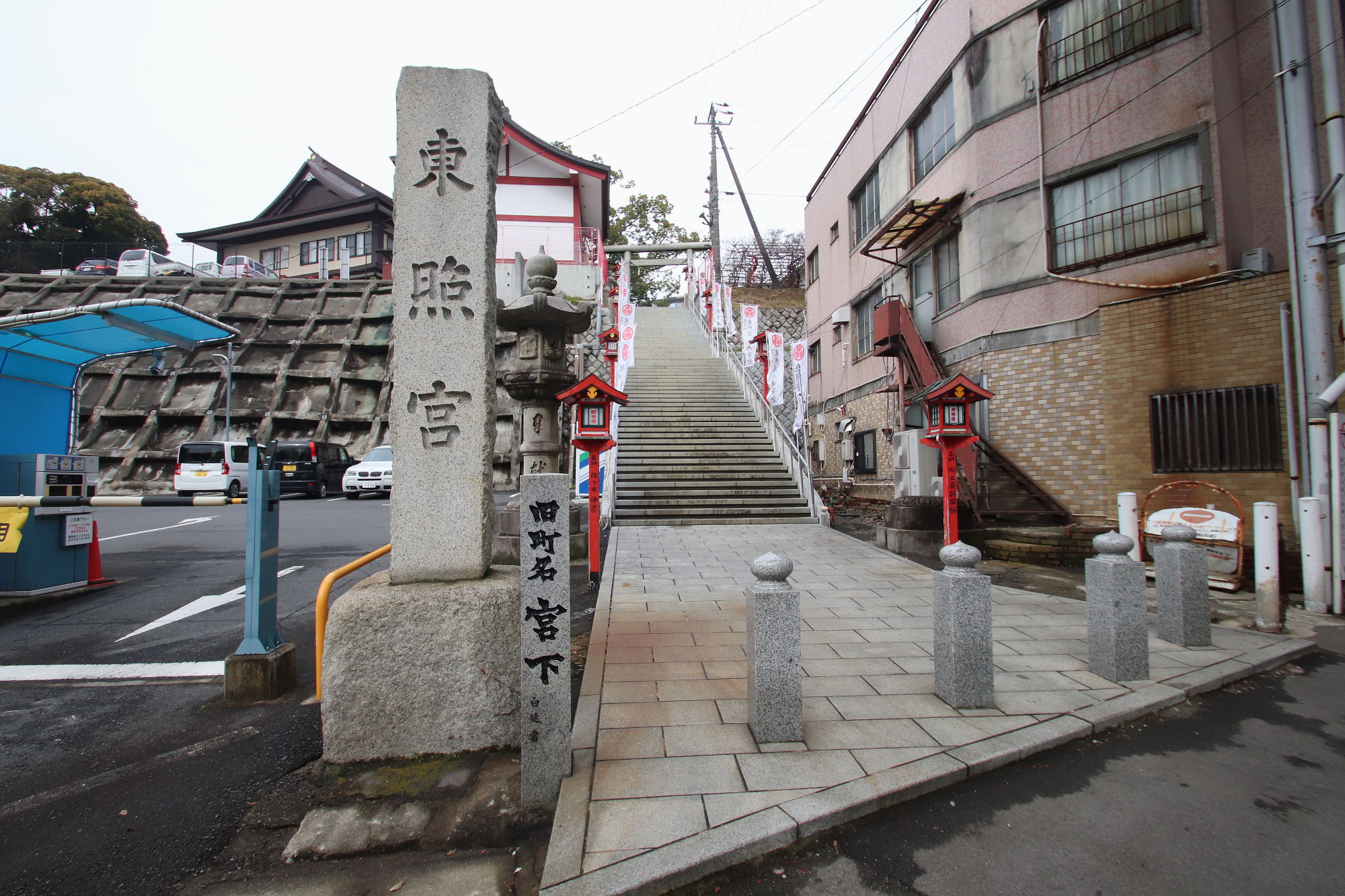 水戸東照宮の参道（階段）