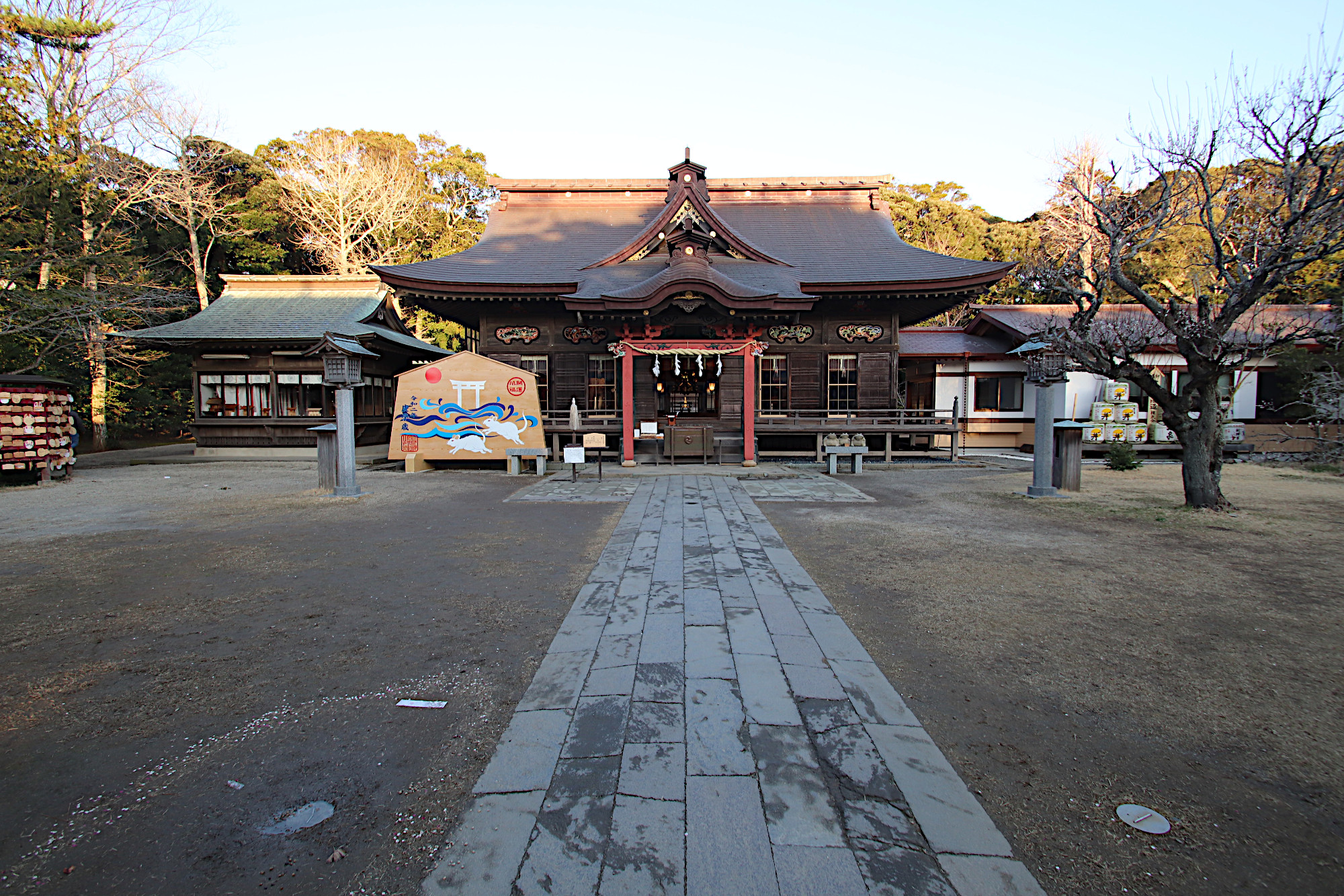 大洗磯前神社の拝殿（本殿）