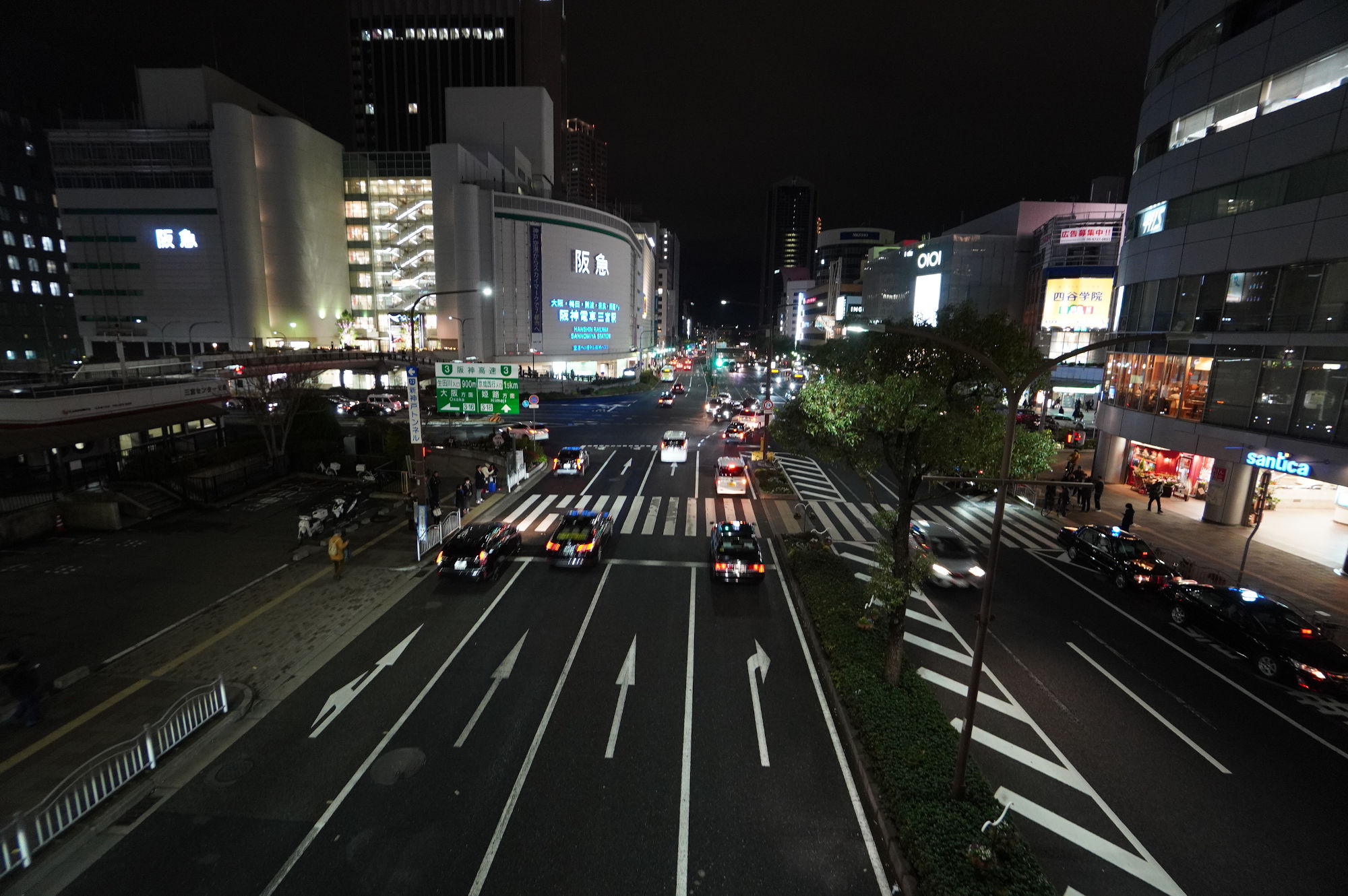 三宮の夜景