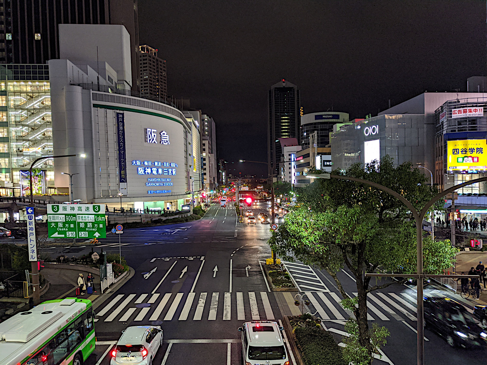 三宮の夜景