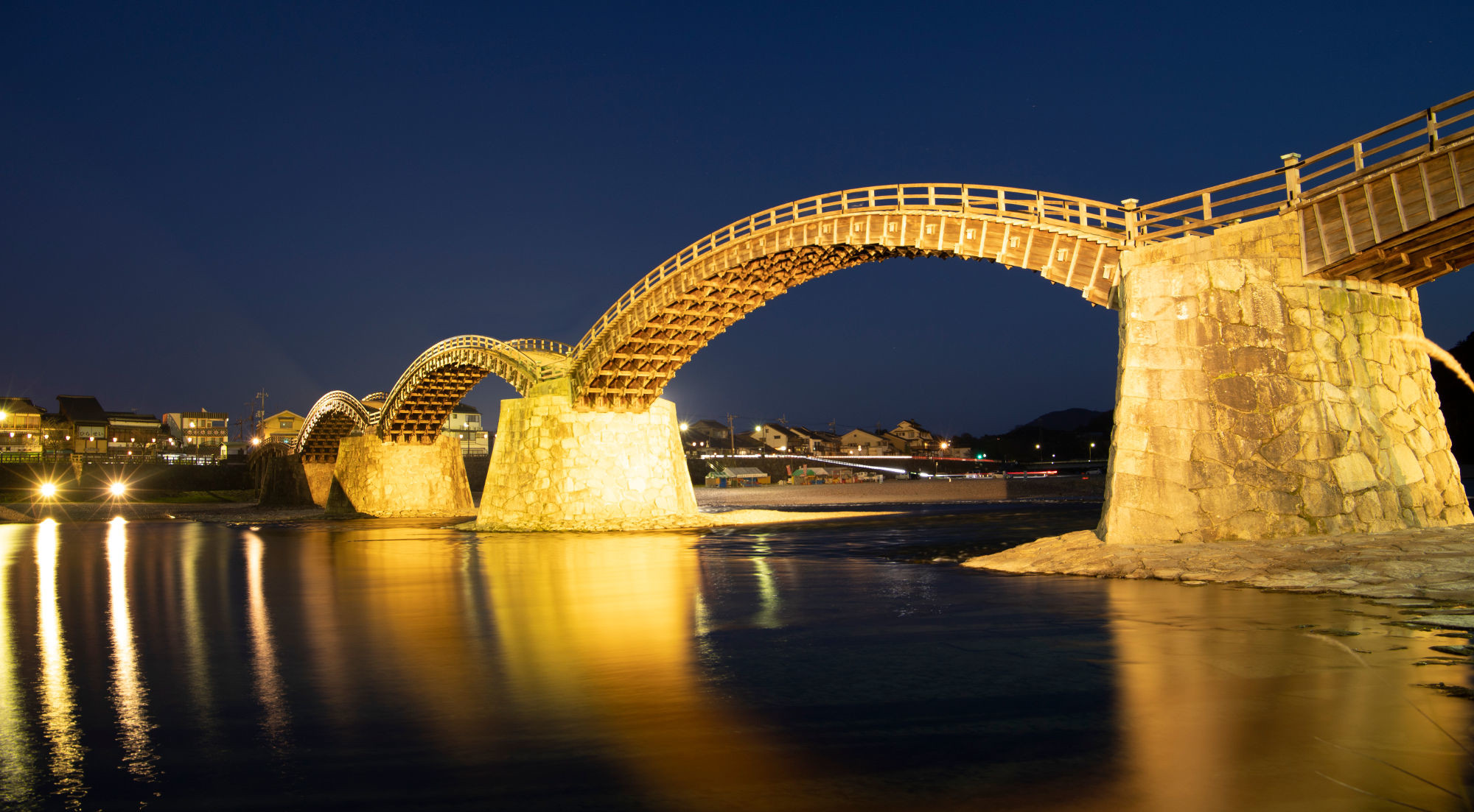 夜の錦帯橋