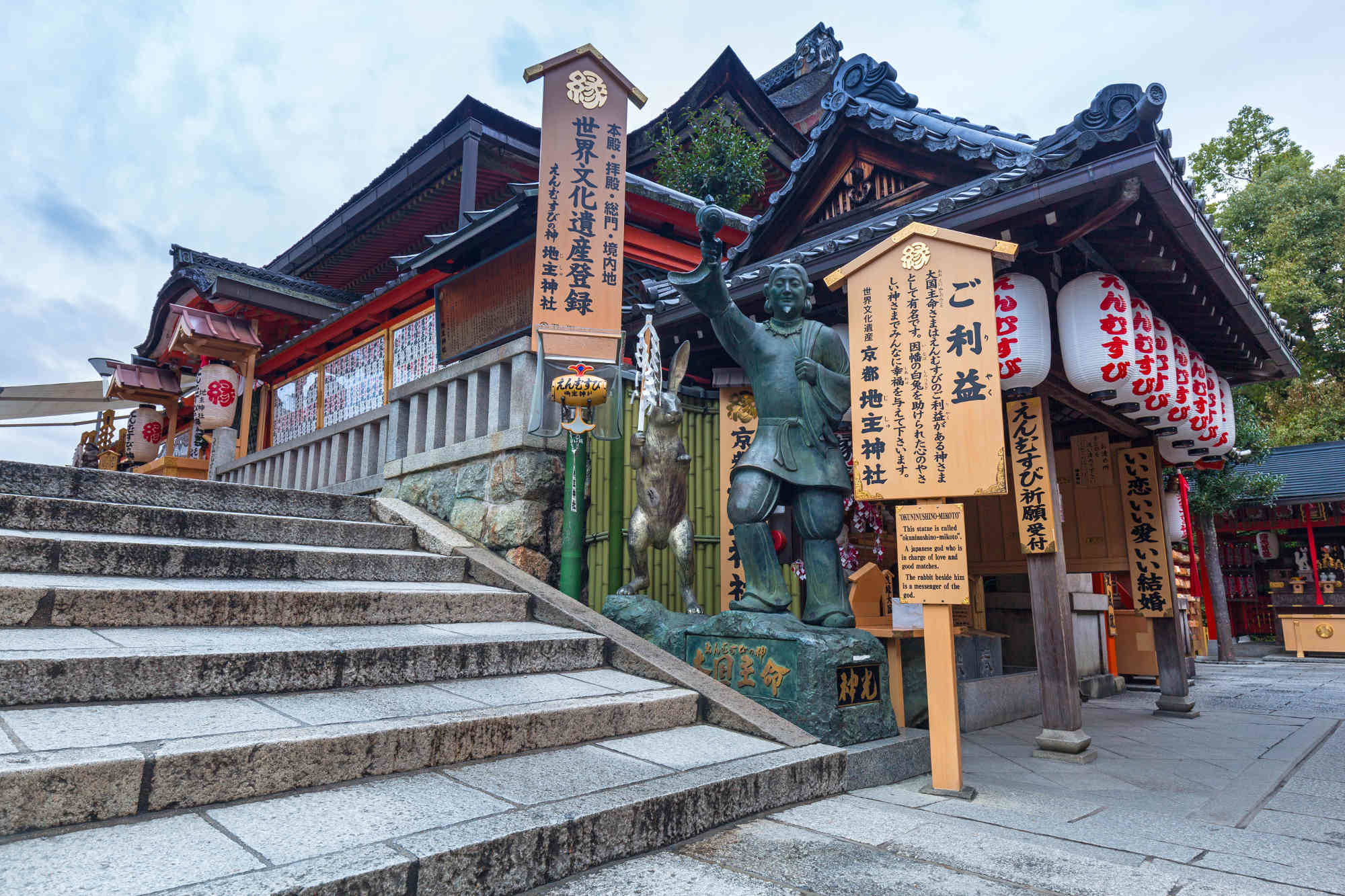 地主神社 恋愛の神